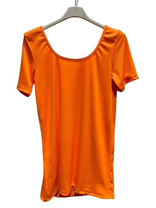 Imicoco - Dames Basic T-shirt in Oranje - Chique Design