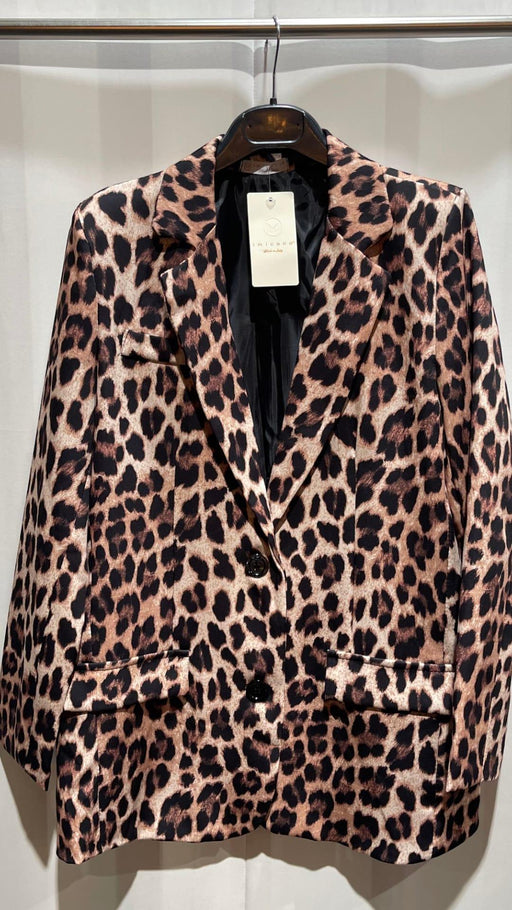 Imicoco - Dames Blazer Leopard - Chique Design