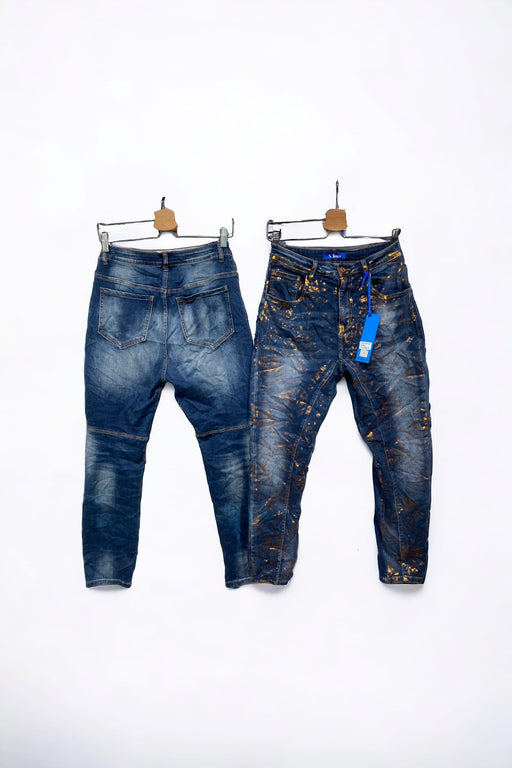 S.Woman - Jeans met Koperlook - Chique Design