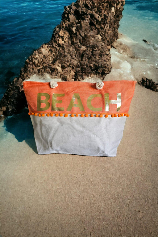 Strandtas Beach oranje - Chique Design