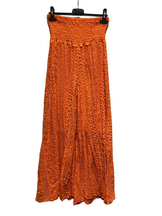 Italy Moda - Oranje Damesbroek - Chique Design