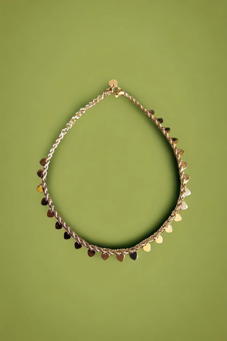 Michelle Bijou - Mooie Gouden Hartjes Armband - Chique Design